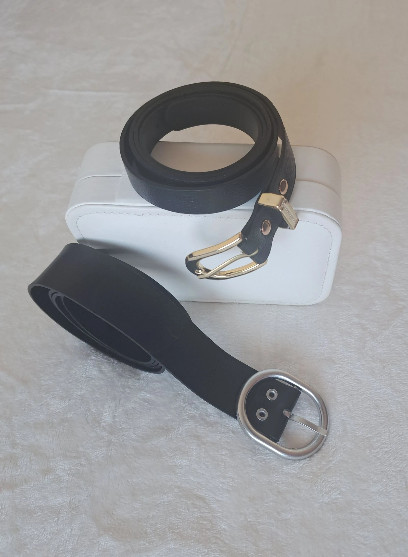 Essential Black Belt Pack • Faux Leather • Timeless Style